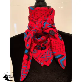 A7229 - Aztec Red Rawhide Scarf