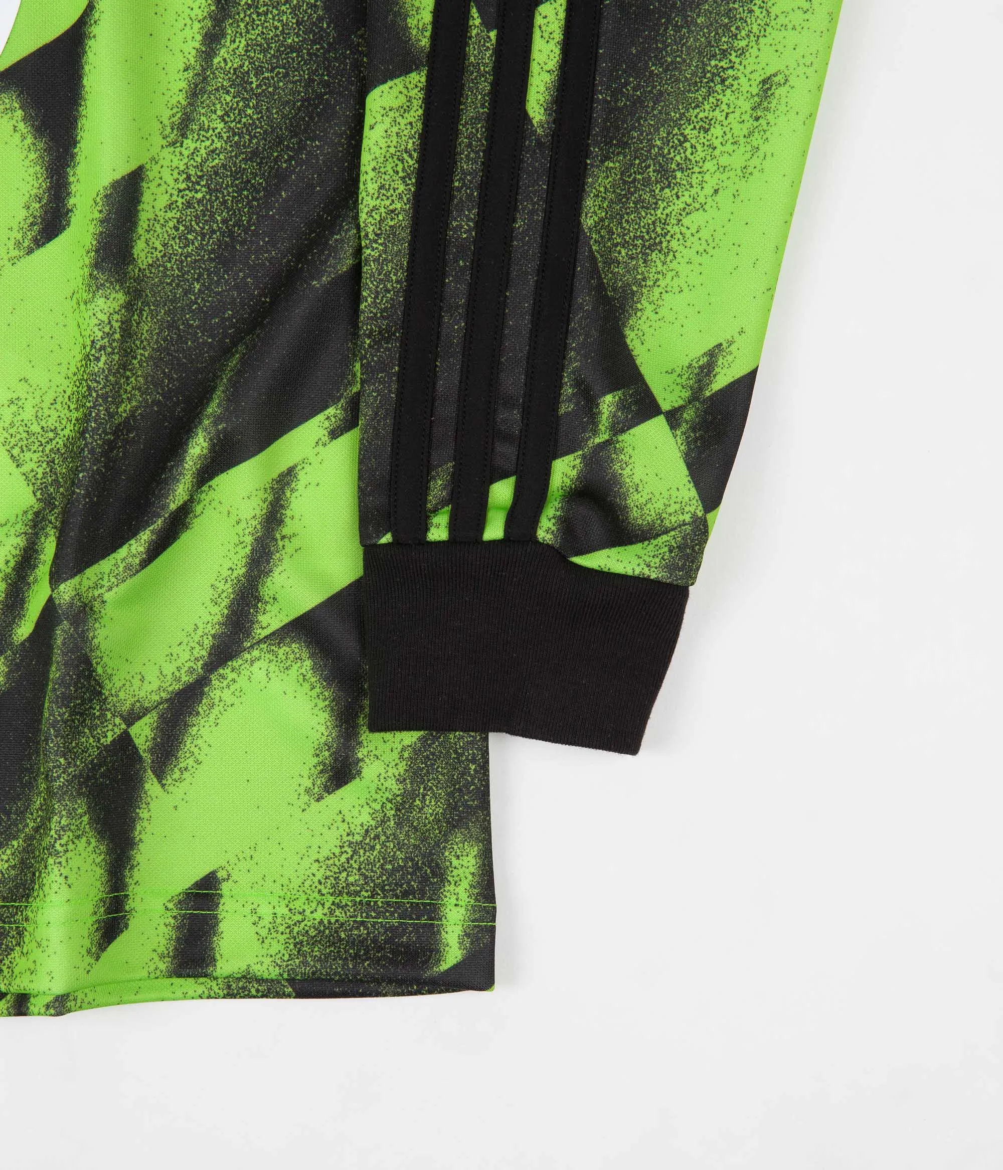 Adidas All Over Print Club Jersey - Solar Green / Black