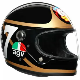 AGV X3000 Barry Sheene Legends Replica Helmet - Black / Gold