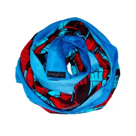 ANJA REVERSIBLE SCARF WITH MOROCCAN COTTON