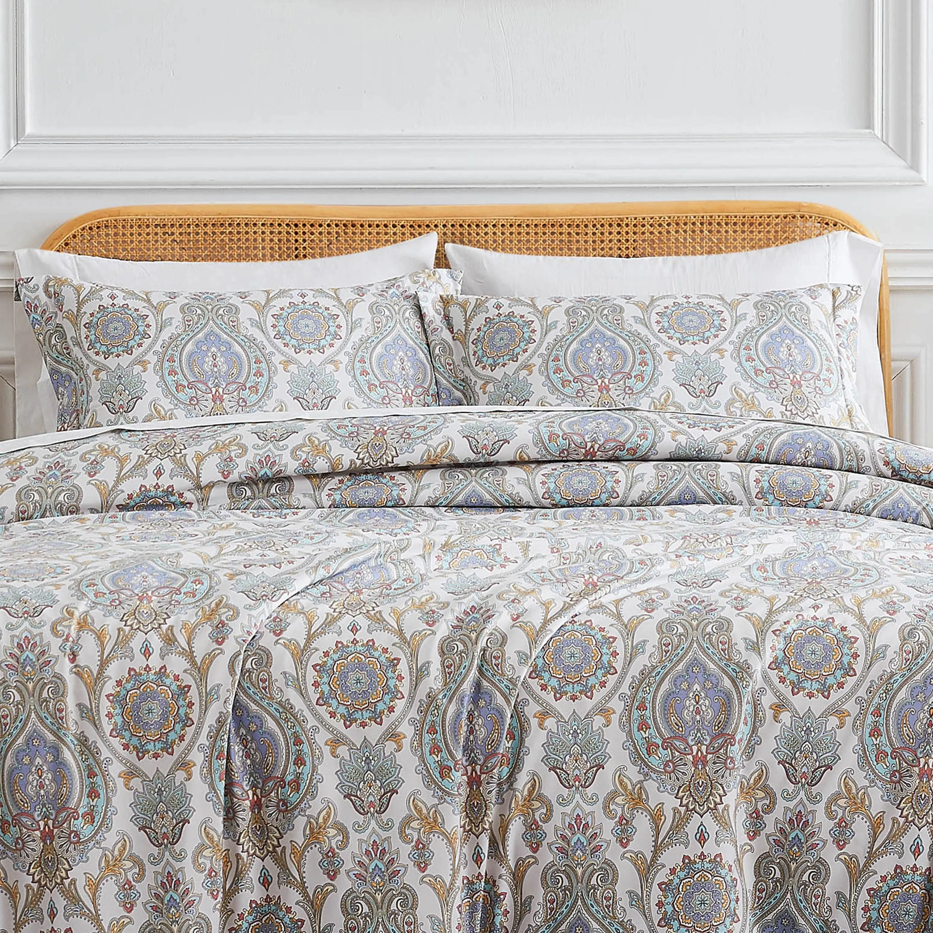 Boho Paisley Duvet Cover Set