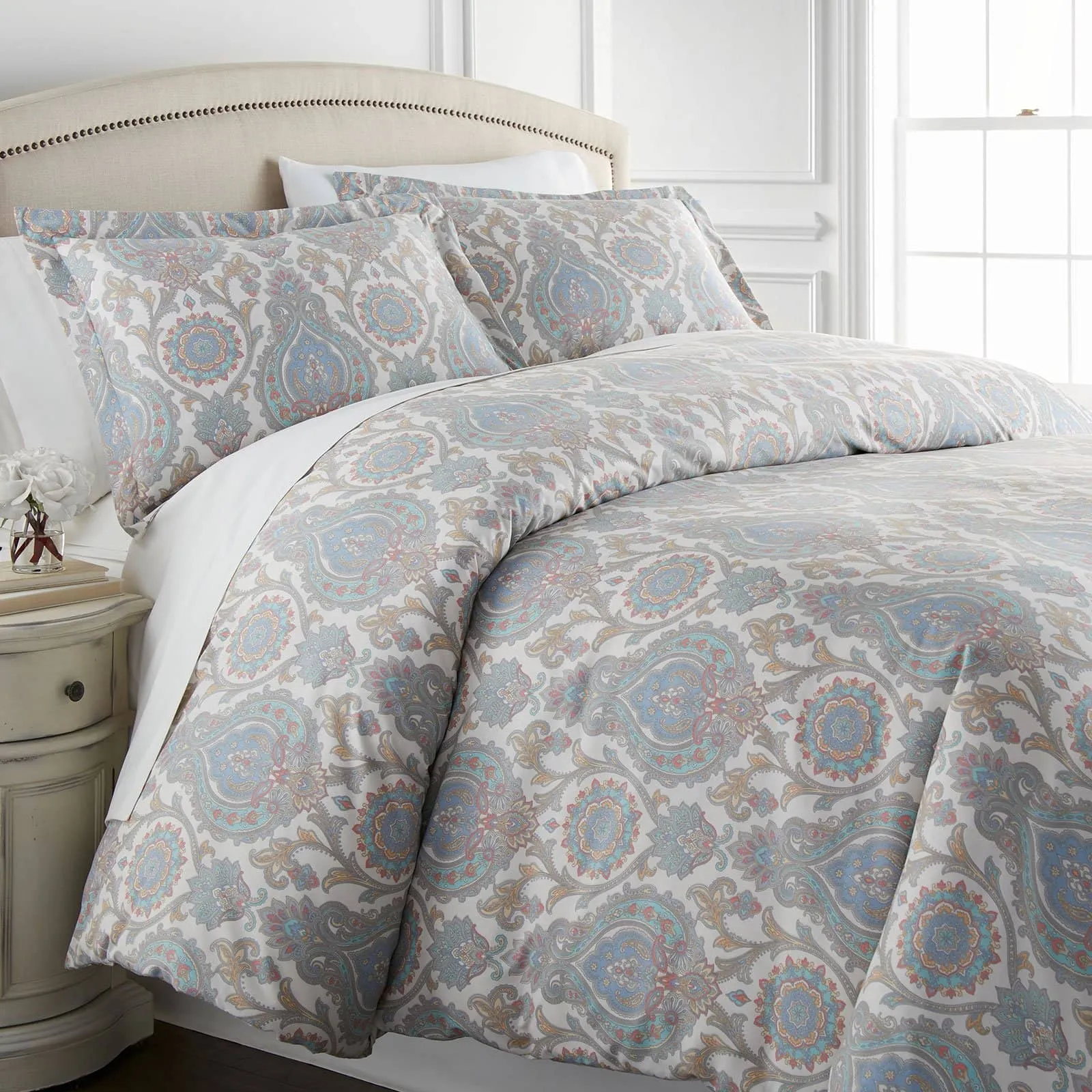 Boho Paisley Duvet Cover Set