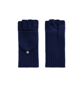 Cashmere Gloves - Navy Cashmere