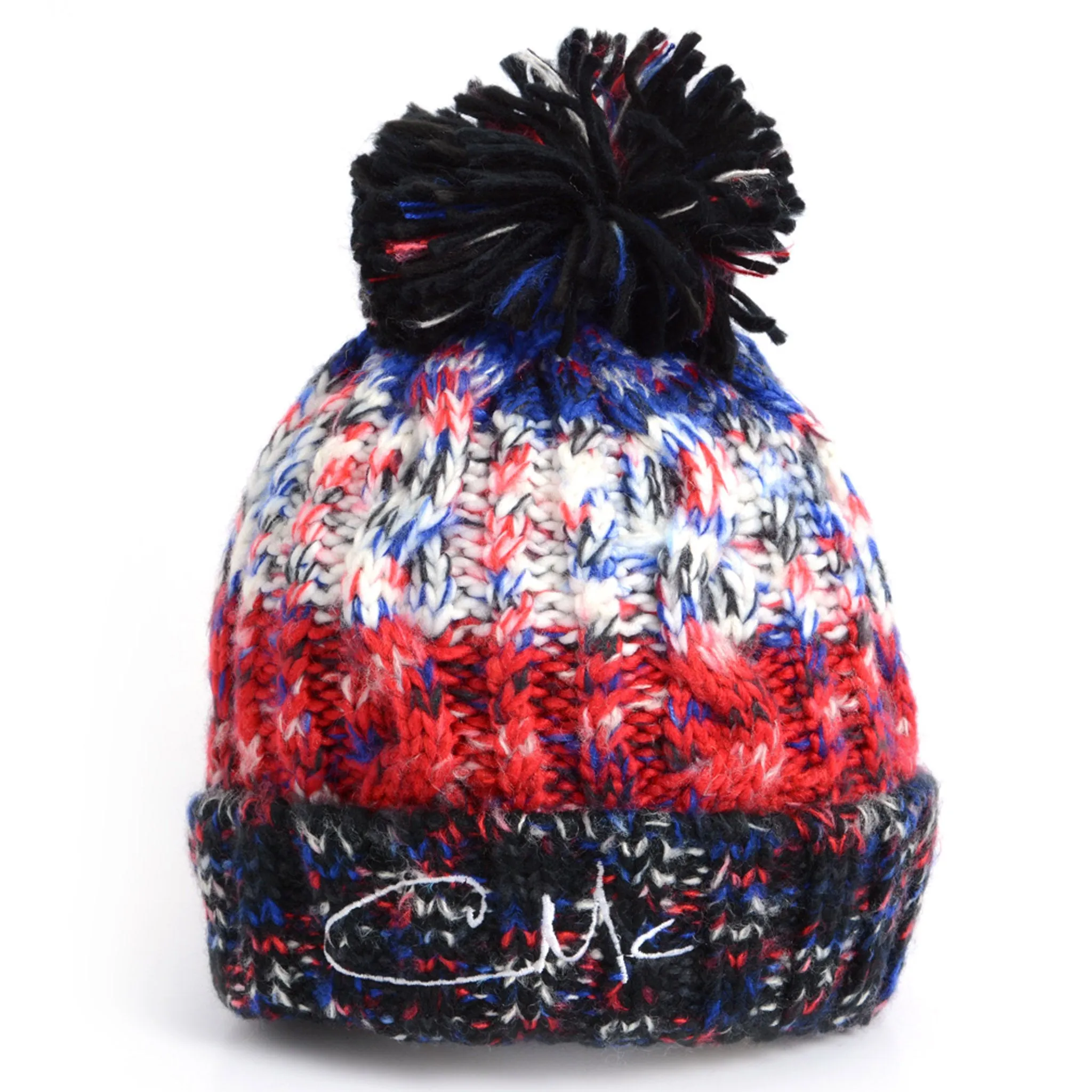 Charlie McLeod Knitted Beanie Bobble Hat