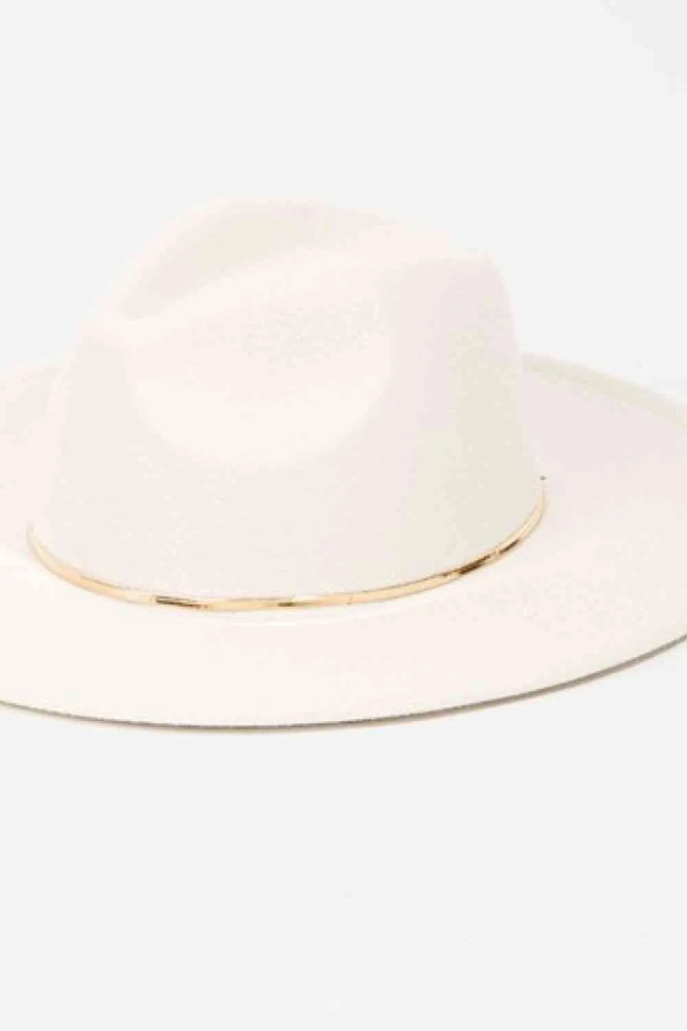 Fame Slice of Chic Herringbone Chain Fedora