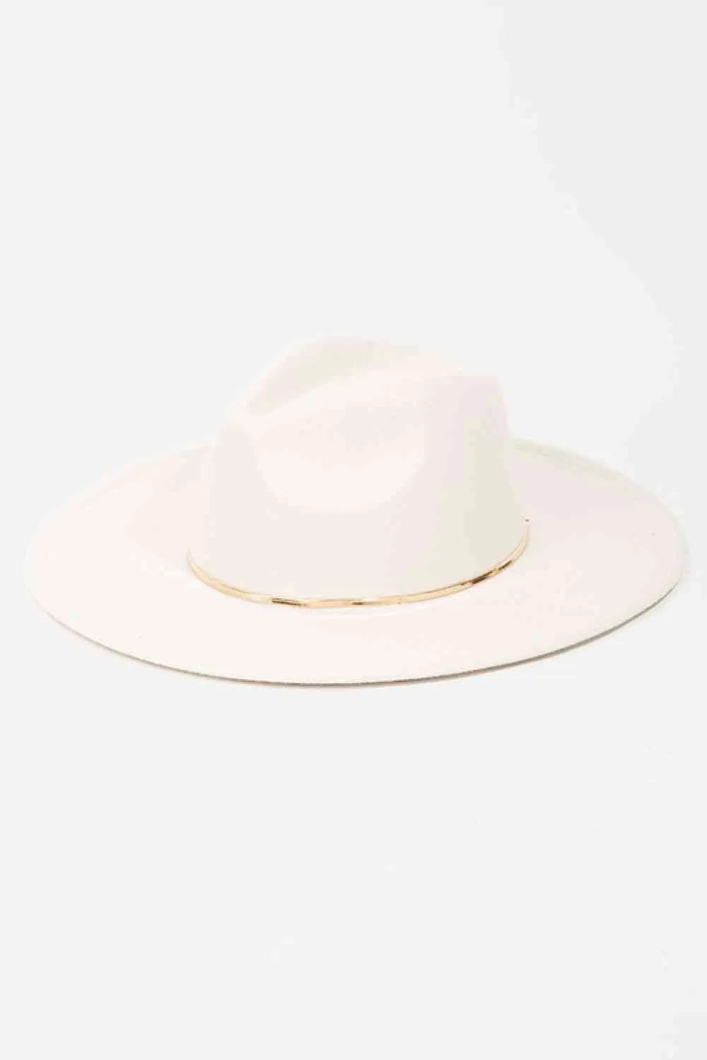 Fame Slice of Chic Herringbone Chain Fedora