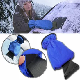 Fleece Lined Ice Scraper Mitt