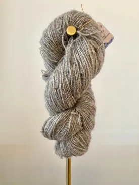 Goat Angora Fingering 2Ply (Natural Grey)