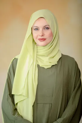 Lime Chiffon Hijab