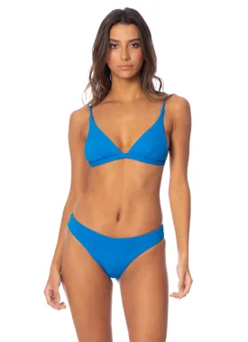 Maaji Ocean Blue Ivy Fixed Triangle Bikini Top