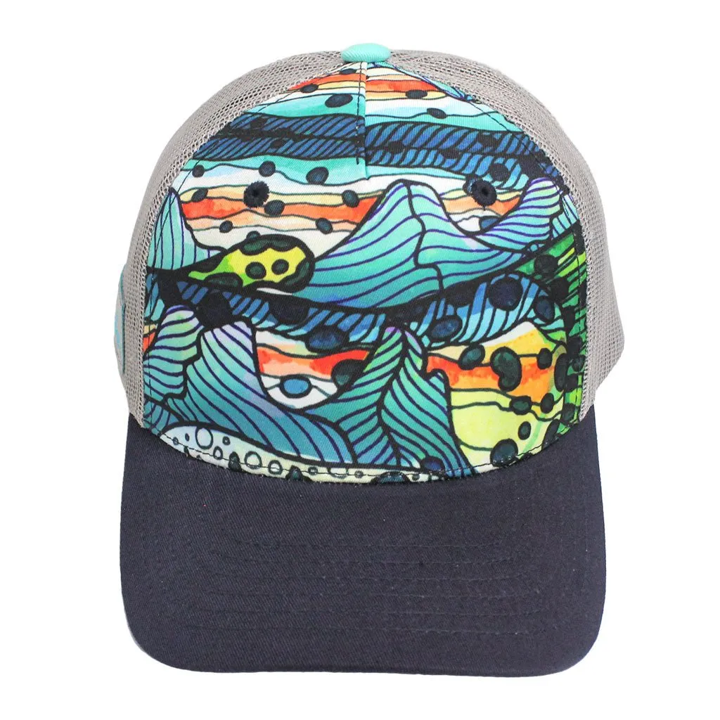 Mt. Cutty Abstract Trucker Hat