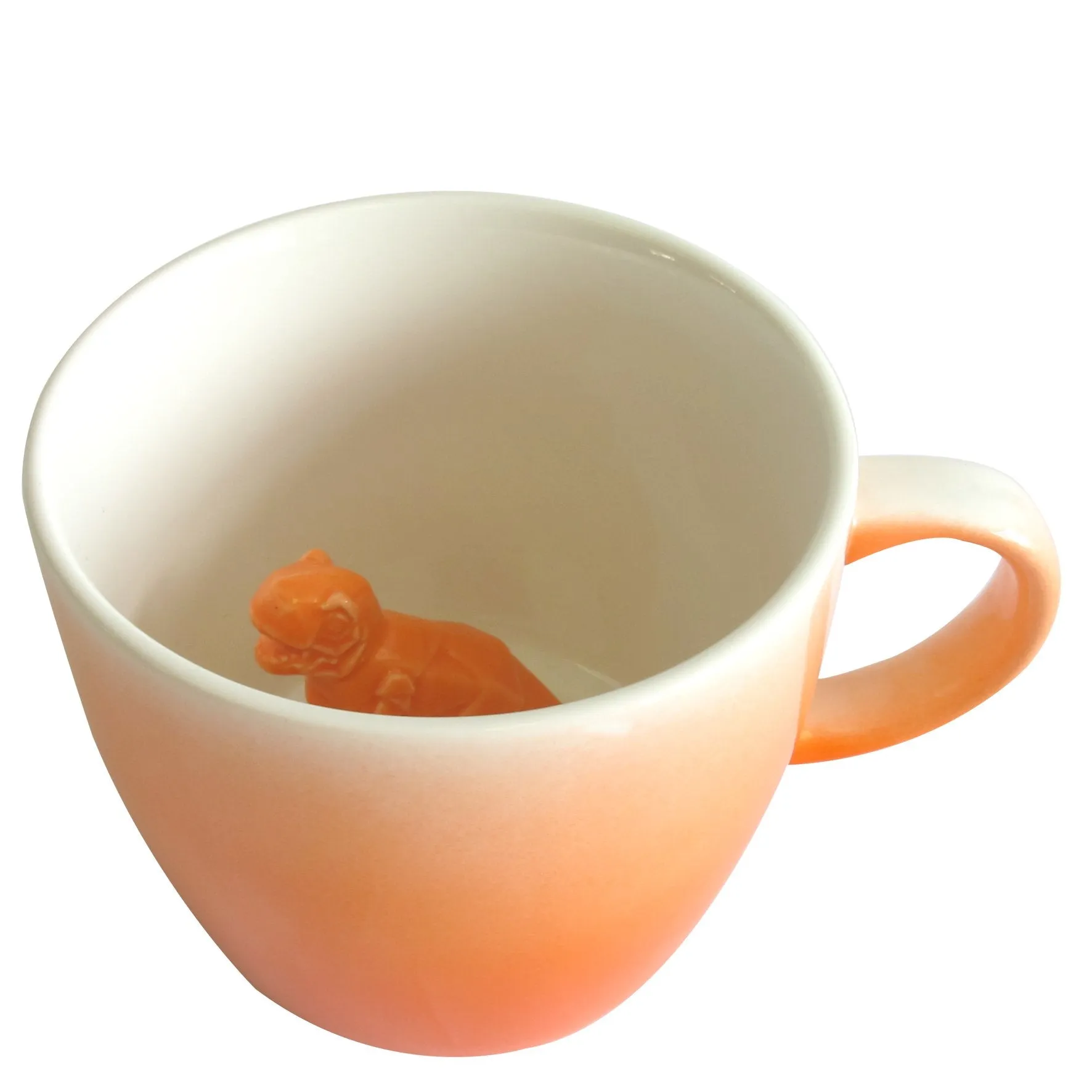 Origami Orange Dino Cup