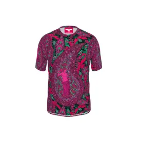 Paisley Goddesses – Fuchsia and Turquoise T-shirt