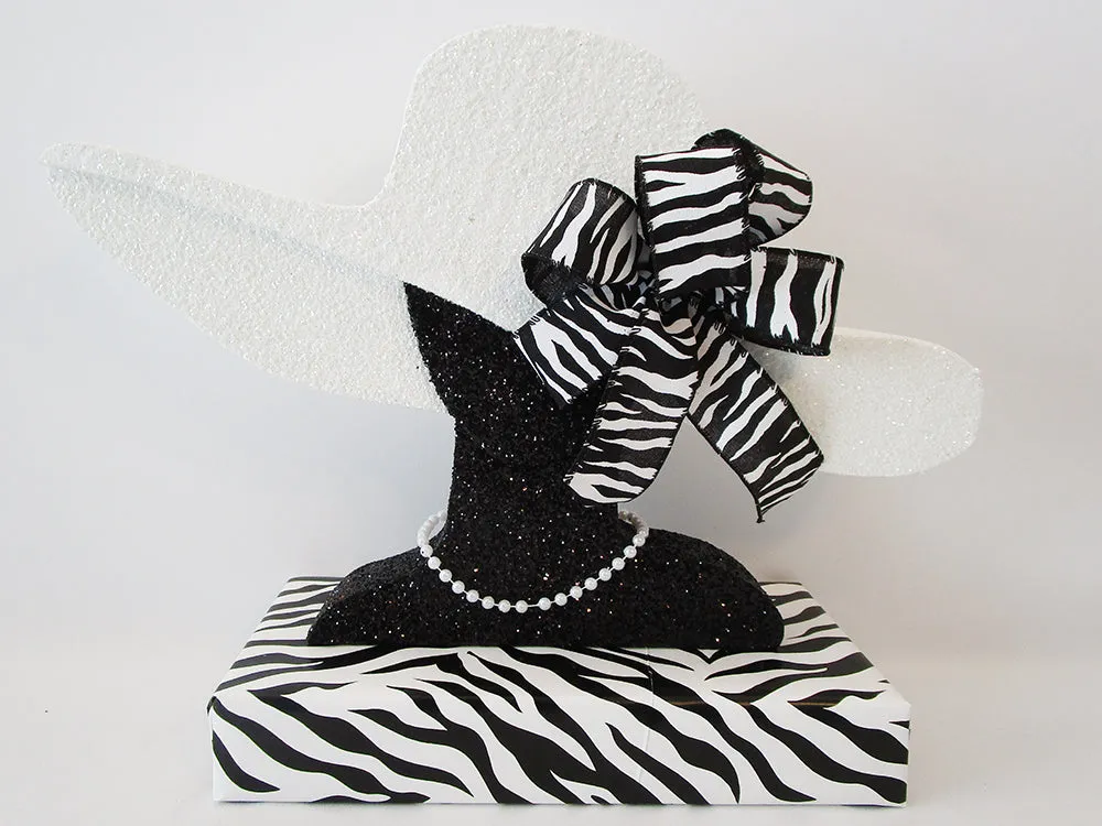 Styrofoam Floppy Hat Table Centerpiece