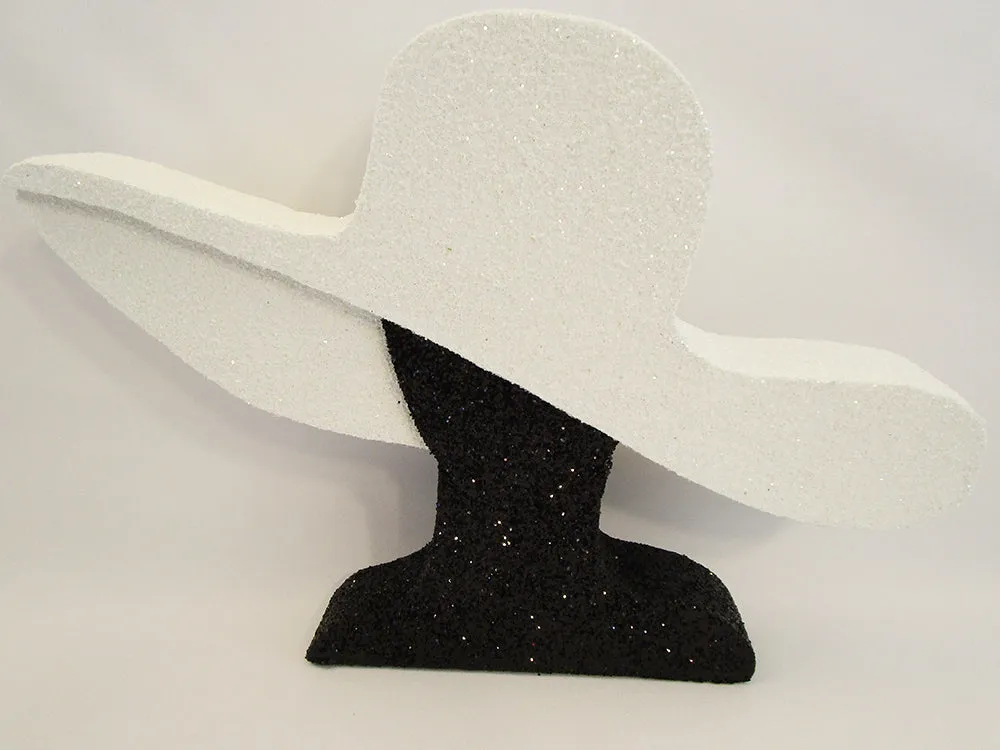 Styrofoam Floppy Hat Table Centerpiece